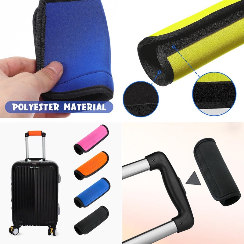 SquEqu 3 Pack Pull Up Bar Grips Dumbbell Grips Barbell Handle Grips Gymnastic Rings Grip Wrap Soft Buffer Cover for Pilates Bar Workout Bars Gymnastics Bar Fitness Exercise Bar Doorway Chin Up Bar - Image 4